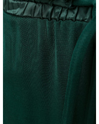 Pantaloni larghi verde scuro di MM6 MAISON MARGIELA