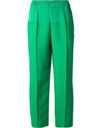 Pantaloni larghi verdi di Lanvin