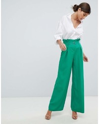 Pantaloni larghi verdi di Missguided