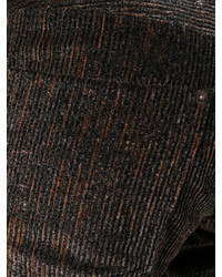 Pantaloni marrone scuro di MM6 MAISON MARGIELA