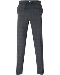 Pantaloni scozzesi grigio scuro di Pt01