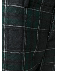 Pantaloni scozzesi verde scuro di Dsquared2