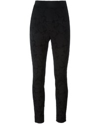 Pantaloni skinny a fiori neri di Dolce & Gabbana