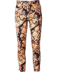 Pantaloni skinny a fiori neri di Vivienne Westwood