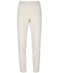Pantaloni skinny beige di Max Mara