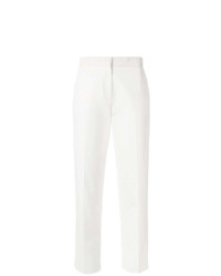 Pantaloni skinny bianchi di Moncler