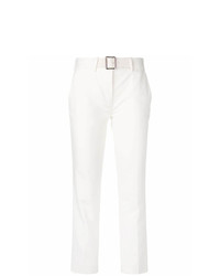 Pantaloni skinny bianchi di Moncler