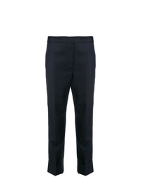 Pantaloni skinny blu scuro di Thom Browne