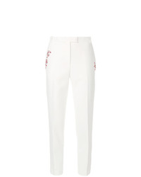 Pantaloni skinny decorati bianchi di Ermanno Scervino
