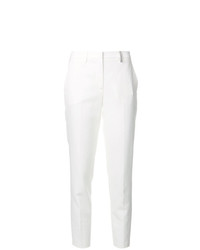 Pantaloni skinny decorati bianchi di Fabiana Filippi