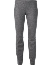 Pantaloni skinny di lana grigio scuro di Dsquared2