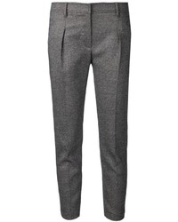 Pantaloni skinny di lana grigio scuro di Gunex