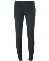 Pantaloni skinny di lana neri di Saint Laurent