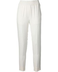 Pantaloni skinny di seta bianchi di 3.1 Phillip Lim