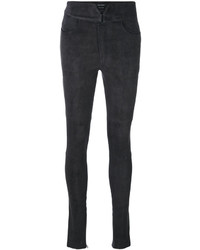 Pantaloni skinny grigio scuro di Isabel Marant