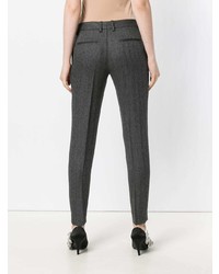 Pantaloni skinny grigio scuro di Saint Laurent