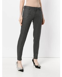 Pantaloni skinny grigio scuro di Saint Laurent