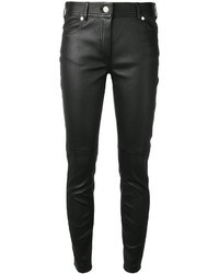 Pantaloni skinny in pelle neri di Givenchy