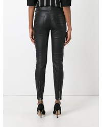 Pantaloni skinny in pelle neri di Givenchy