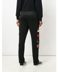Pantaloni skinny neri di Marcelo Burlon County of Milan