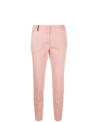 Pantaloni skinny rosa di Peserico