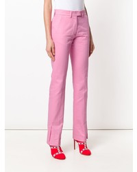 Pantaloni skinny rosa di MSGM