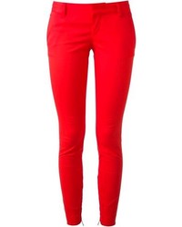 Pantaloni skinny rossi di Dsquared2