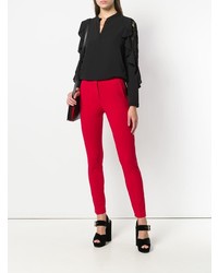 Pantaloni skinny rossi di Blugirl