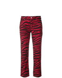 Pantaloni skinny stampati rossi di Isabel Marant Etoile