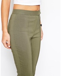 Pantaloni skinny verde oliva di Asos