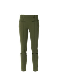 Pantaloni skinny verde oliva di Gloria Coelho