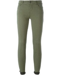 Pantaloni skinny verde oliva di Twin-Set