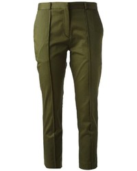 Pantaloni skinny verde oliva di Victoria Beckham
