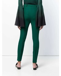 Pantaloni skinny verde scuro di Lanvin