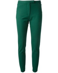 Pantaloni skinny verde scuro di MSGM