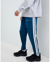 Pantaloni sportivi a righe verticali blu scuro di Mennace