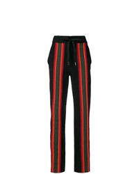 Pantaloni sportivi a righe verticali neri di NO KA 'OI