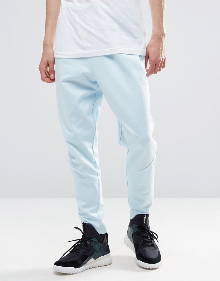 pantaloni adidas azzurri