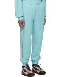 Pantaloni sportivi azzurri di Helmut Lang
