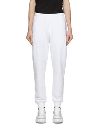 Pantaloni sportivi bianchi di Alexander McQueen