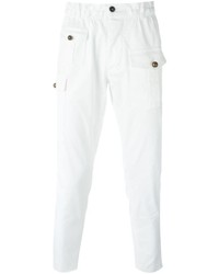 Pantaloni sportivi bianchi di DSQUARED2