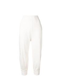 Pantaloni sportivi bianchi di MM6 MAISON MARGIELA