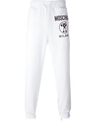 Pantaloni sportivi bianchi di Moschino
