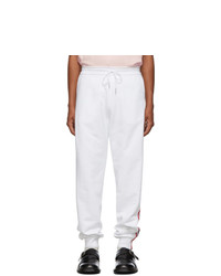 Pantaloni sportivi bianchi di Thom Browne