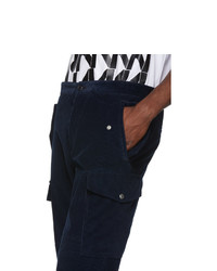 Pantaloni sportivi blu scuro di Moncler Genius