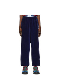 Pantaloni sportivi blu scuro di Gucci
