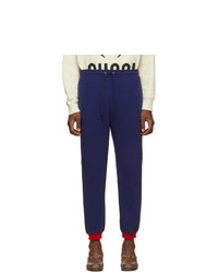 Pantaloni sportivi blu scuro di Gucci