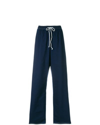 Pantaloni sportivi blu scuro di MM6 MAISON MARGIELA
