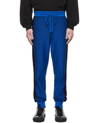Pantaloni sportivi blu scuro di Versace