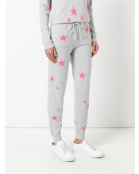 Pantaloni sportivi con stelle grigi di Chinti & Parker
